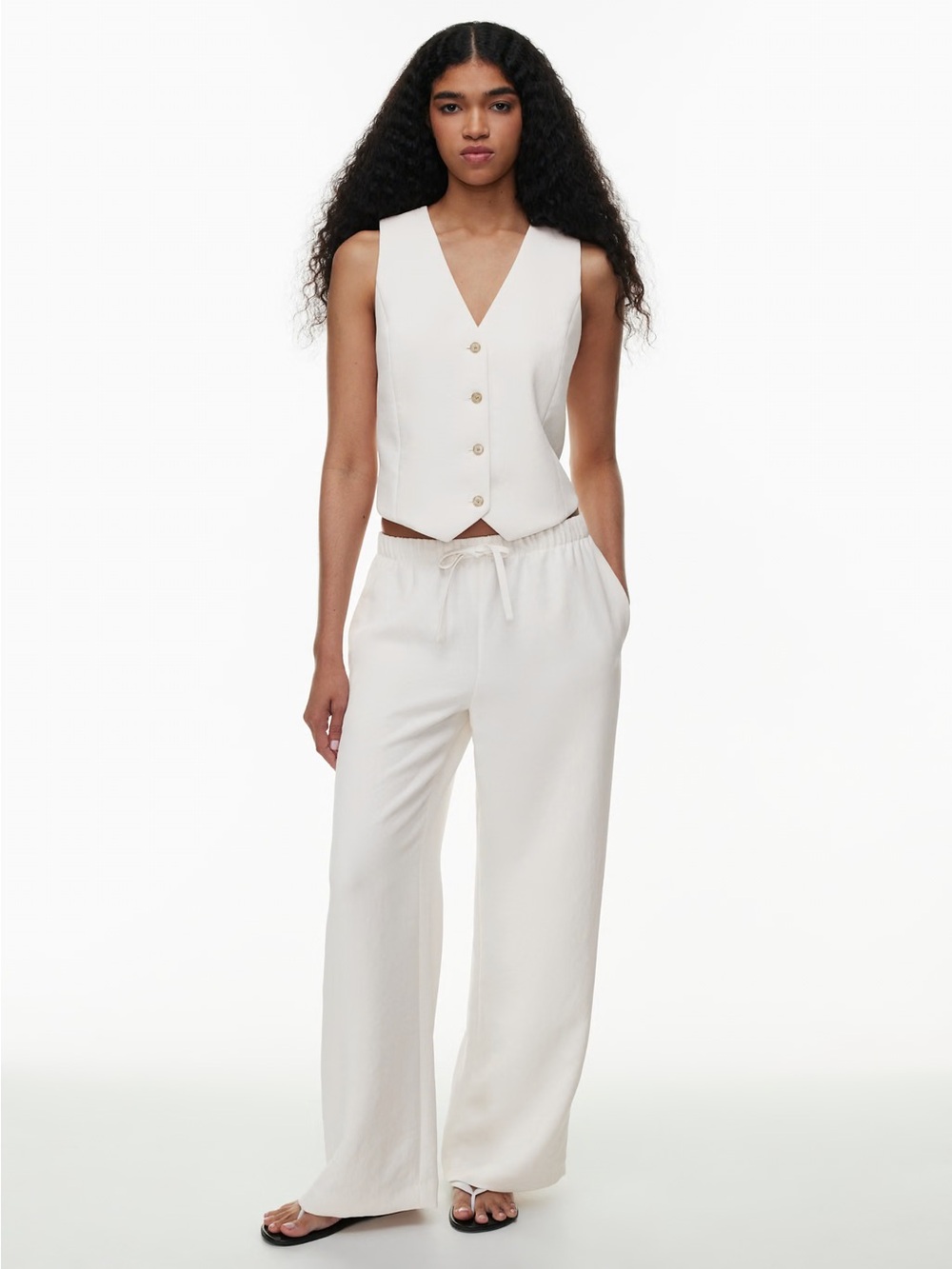 NWT Aritzia Wilfred Pesci Vest Light Birch Sz 6